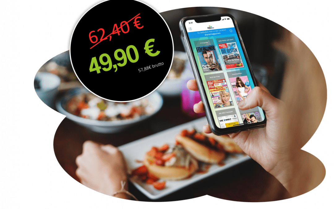 Gastronomie goes digital – speisekarte.de und sharemagazines bündeln ihre digitalen Angebote