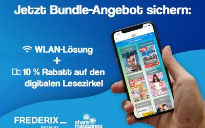 WLAN-Lösung und digitaler Lesezirkel als innovatives Gesamtpaket – jetzt Bundle-Angebot bis zum 30.09. sichern